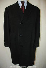 MENS VINTAGE CROMBIE CIRCA 1950'S HEAVYWEIGHT OVERCOAT 44