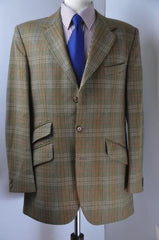 STUNNING BLADEN OVERCHECK TWEED HACKING JACKET 40R